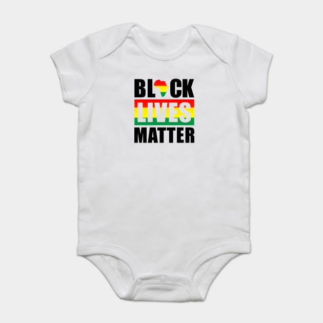 Black Lives Matter | African American | Protest Baby Bodysuit by UrbanLifeApparel